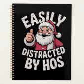 Gemakkelijk afgeleid door zijn grappige kerstfeest planner (Voorkant)