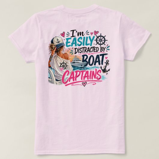 Gemakkelijk Afgeleid Kleur T-shirt (Design achterkant)