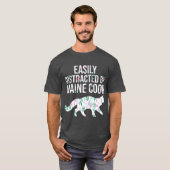 gemakkelijk afgeleid t-shirt (Voorkant volledig)