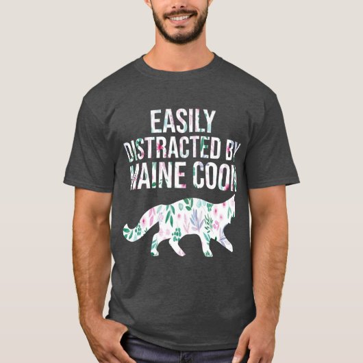 gemakkelijk afgeleid t-shirt (Voorkant)