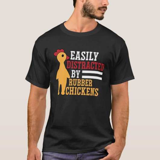 Gemakkelijk Afgeleide Rubber Kip Koel Vogel 1 T-shirt (Voorkant)