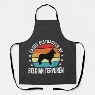 Gemakkelijk Afleidd Door Belgische Tervuren Hond Schort