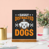 Gemakkelijk Afleiden Door Honden Acryl Bord (Huwelijk)