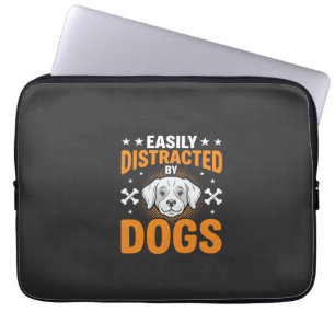 Gemakkelijk Afleiden Door Honden Laptop Sleeve