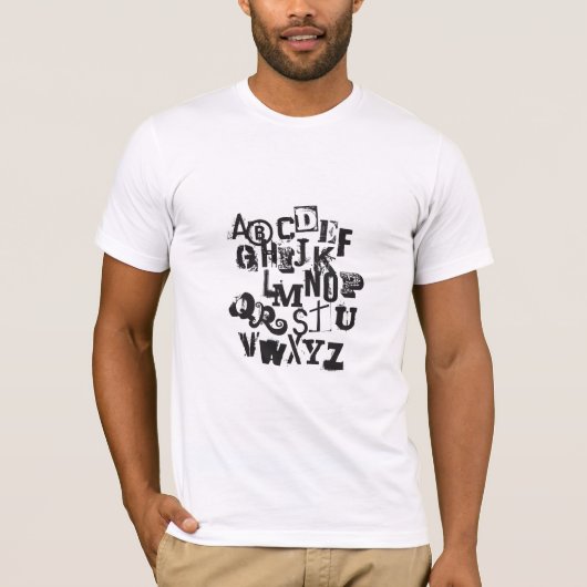 gemakkelijk als abc. t-shirt (Voorkant)