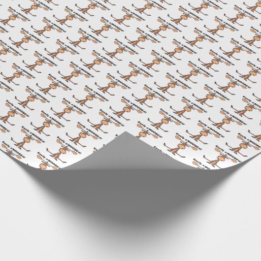 Gemakkelijk A'moose'd Cadeaupapier (Hoek)