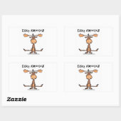 Gemakkelijk A'moose'd Rechthoekige Sticker (Vel)