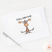 Gemakkelijk A'moose'd Rechthoekige Sticker (Envelop)