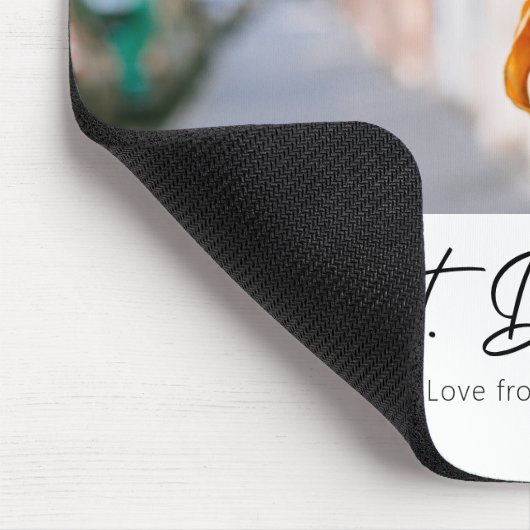 Gemakkelijk beste vader ooit Foto Mousepad Muismat (Hoek)