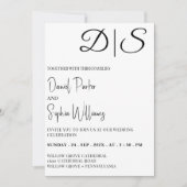 gemakkelijk bewerkbare moderne minimalistische bew kaart (Voorkant)