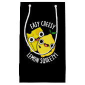 Gemakkelijk Cheesy Lemon Squeezy Funny Food Pun Da Klein Cadeauzakje (Voorkant)