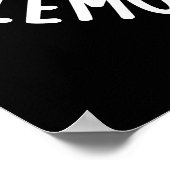 Gemakkelijk Cheesy Lemon Squeezy Funny Food Pun Da Poster (Hoek)