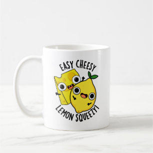 Gemakkelijk Cheesy Lemon Squeezy Funny Food Pun Koffiemok