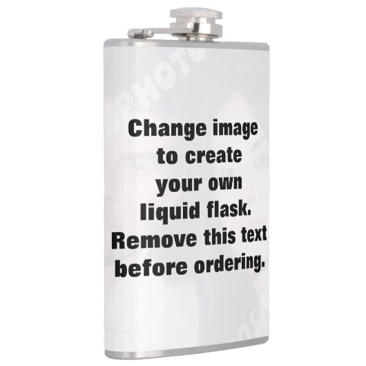 Gemakkelijk creëer je eigen foto heupfles (Rechts)