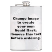 Gemakkelijk creëer je eigen foto heupfles (Voorkant)