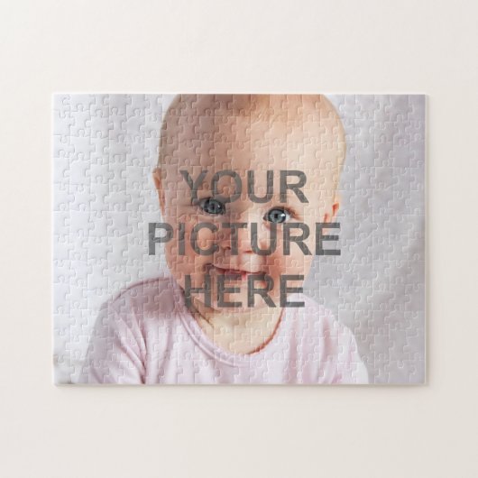 Gemakkelijk Creëer je eigen foto toevoegen Aangepa Legpuzzel (Horizontaal)