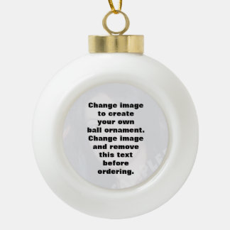 Gemakkelijk creëer je eigen persoonlijke foto keramische bal ornament