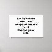 Gemakkelijk creëer uw canvasprint Verwijder de gro Canvas Afdruk (Voorkant)