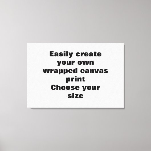 Gemakkelijk creëer uw canvasprint Verwijder de gro Canvas Afdruk (Voorkant)