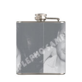 Gemakkelijk creëer uw eigen gepersonaliseerde vloe heupfles (Achterkant)