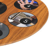 Gemakkelijk Creëer Uw Eigen met 9 foto's hebben ge Snijplank (Hoek)