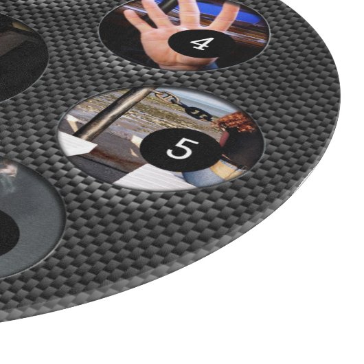 Gemakkelijk Creëer Uw Eigen met 9 foto's hebben ge Snijplank (Hoek)