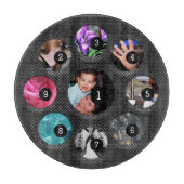 Gemakkelijk Creëer Uw Eigen met 9 foto's hebben ge Snijplank (Voorkant)