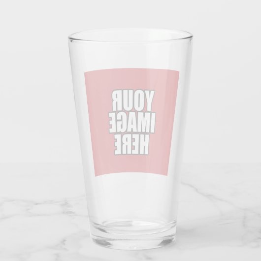 Gemakkelijk Creëer uw eigen persoonlijke, door u g Glas (Achterkant)