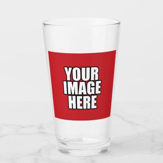 Gemakkelijk Creëer uw eigen persoonlijke, door u g Glas (Voorkant)