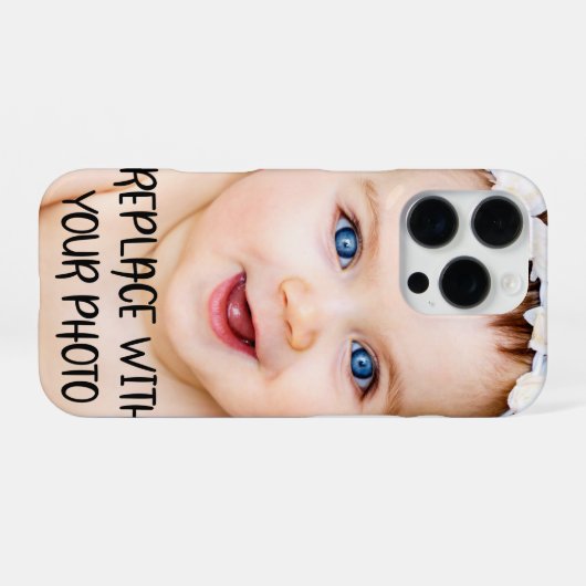 Gemakkelijk creëer uw eigen persoonlijke iPhone hoesje (Achterkant horizontaal)