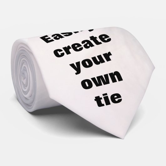 Gemakkelijk creëer uw eigen stropdas verwijdert de (Opgerold)