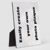 Gemakkelijk creëer uw fotoplaque Verwijder de grot Fotoplaat (Zijkant)
