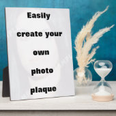 Gemakkelijk creëer uw fotoplaque Verwijder de grot Fotoplaat (Zijkant)