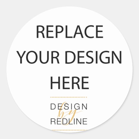 Gemakkelijk Custom print uw sticker ontwerp (Voorkant)