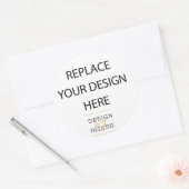 Gemakkelijk Custom print uw sticker ontwerp (Envelop)