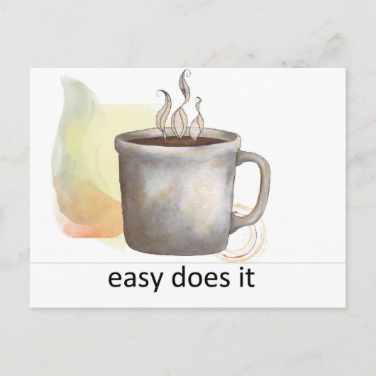 "gemakkelijk doet het" briefkaart (Voorkant)