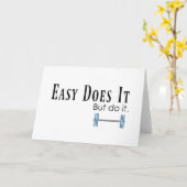 Gemakkelijk doet het, maar doe het aanmoediging Ka Kaart (Gele Bloem)