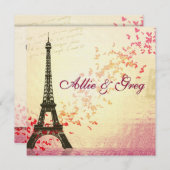 Gemakkelijk, Elegant Franse sjabloon voor de uitno Kaart (Voorkant / Achterkant)