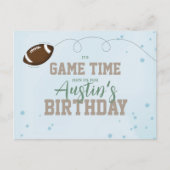 Gemakkelijk Football van de Tijd van de Spel van d Briefkaart (Voorkant)