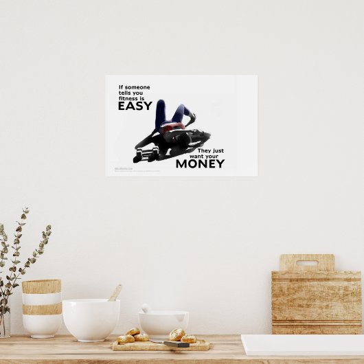 Gemakkelijk geld poster (Keuken)