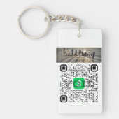 Gemakkelijk gemaakte contactloze transacties - QR- Sleutelhanger (Voorkant)