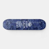 Gemakkelijk Gepersonaliseerd KEEP CALM en geef Tek Persoonlijk Skateboard (Horizontaal)