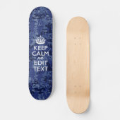 Gemakkelijk Gepersonaliseerd KEEP CALM en geef Tek Persoonlijk Skateboard (Voorkant)
