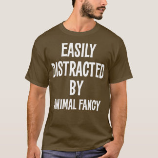 GEMAKKELIJK GESCHEIDEN DOOR DIERLIJKE FANCY FUNNY  T-SHIRT