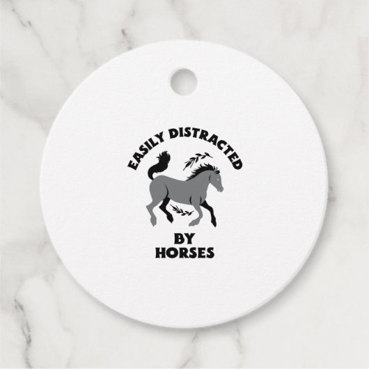 GEMAKKELIJK GESCHEIDEN DOOR HORSES BEDANKJES LABELS (Voorkant)