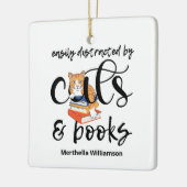 GEMAKKELIJK GESCHEIDEN DOOR VANGSTEN EN BOEKEN KERAMISCH ORNAMENT (Links)