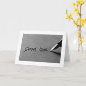 GEMAKKELIJK GEZEGDE **GOEDE BYE *** IN HET BIJZOND KAART (Gele Bloem)