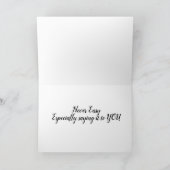 GEMAKKELIJK GEZEGDE **GOEDE BYE ***, VOORAL VOOR U KAART (Binnen)