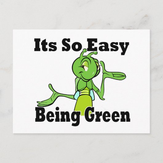 Gemakkelijk Groen zijn Briefkaart (Voorkant)