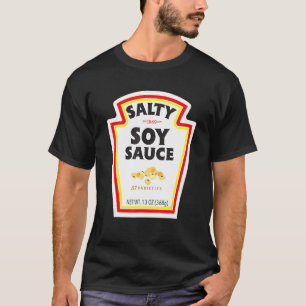 Gemakkelijk Halloween bijpassend kostuum Zout Soja T-shirt